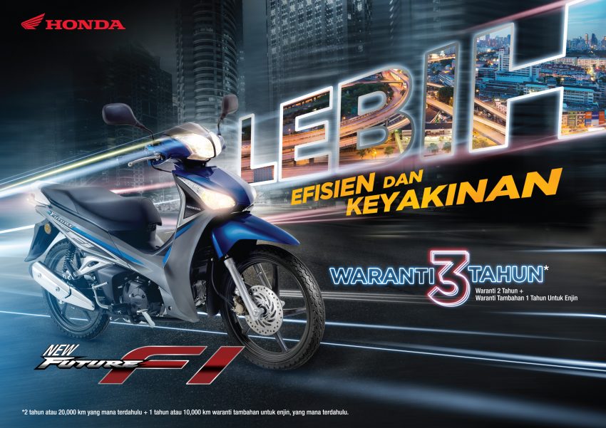 Honda Future FI dengan warna baharu dan waranti tambahan, harga bermula RM6,072 hingga RM6,358 497805