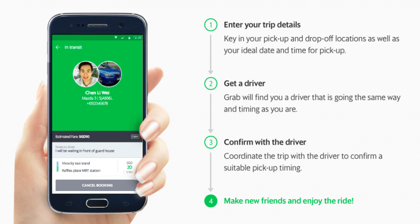 GrabHitch launched in M’sia – new carpooling service 488520
