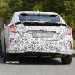 SPYSHOTS: 2017 Honda Civic Hatchback seen testing