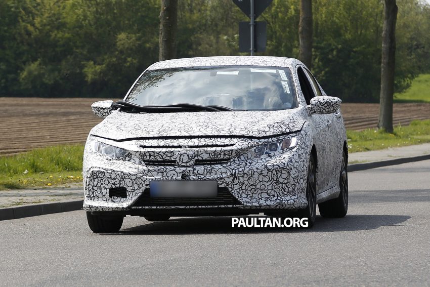 SPYSHOTS: 2017 Honda Civic Hatchback seen testing 487847