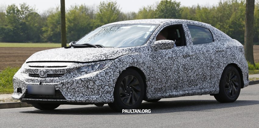 SPYSHOTS: 2017 Honda Civic Hatchback seen testing 487849