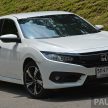 2016 Honda Civic gets Black Pack option in Australia
