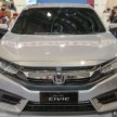 Honda Civic 2016 di Malaysia – tiga varian diperincikan