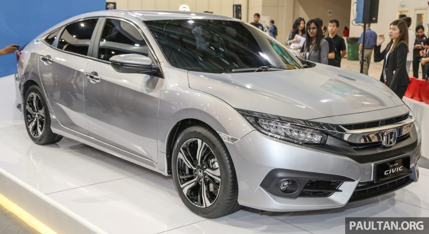 Honda Civic generasi ke-10 membuat penampilan pertamanya di Malaysia sebelum dilancarkan 496431