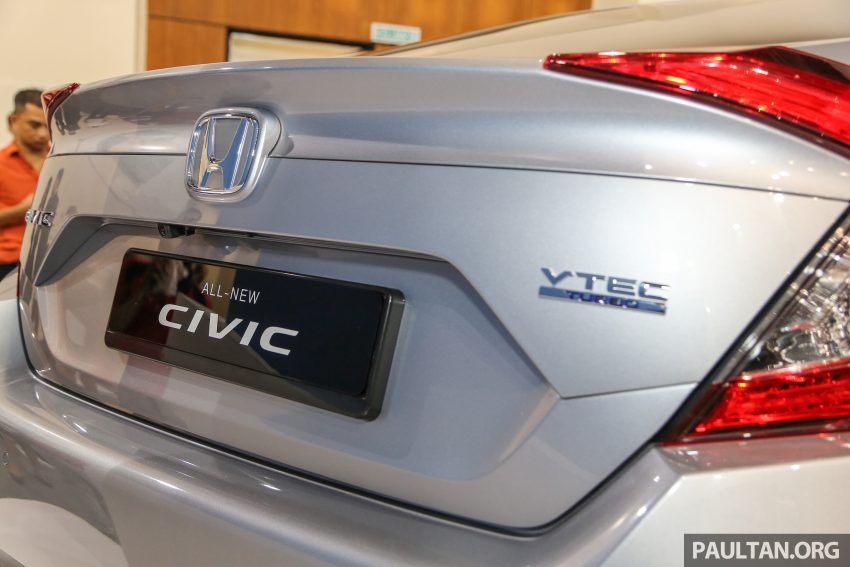 Honda Civic generasi ke-10 membuat penampilan pertamanya di Malaysia sebelum dilancarkan 496445