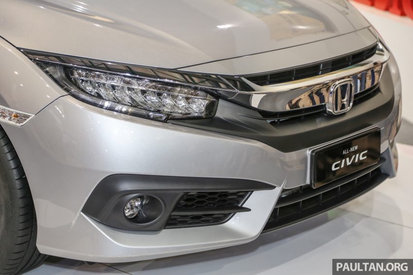 Honda Civic generasi ke-10 membuat penampilan pertamanya di Malaysia sebelum dilancarkan 496437