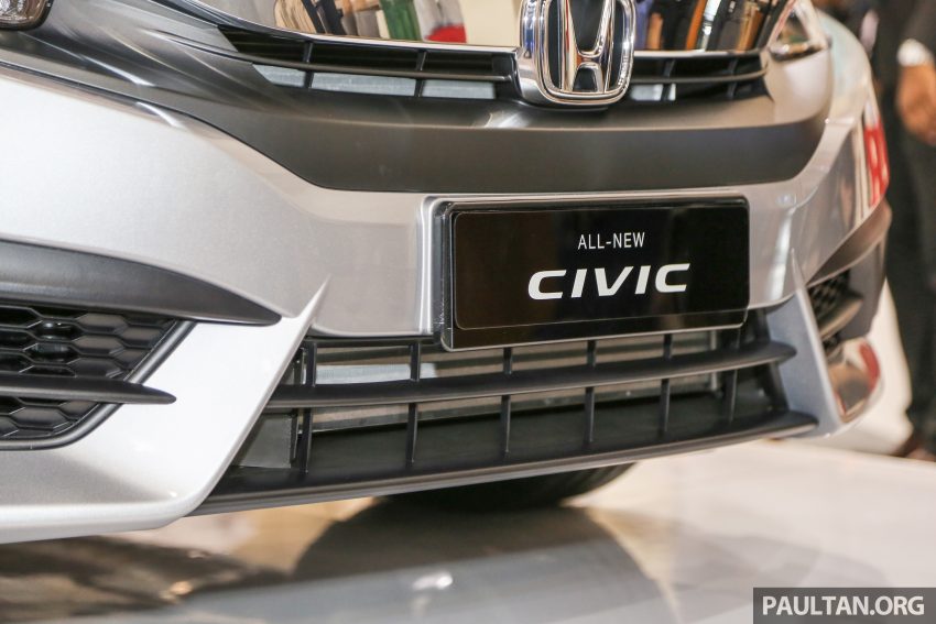 Honda Civic generasi ke-10 membuat penampilan pertamanya di Malaysia sebelum dilancarkan 496435