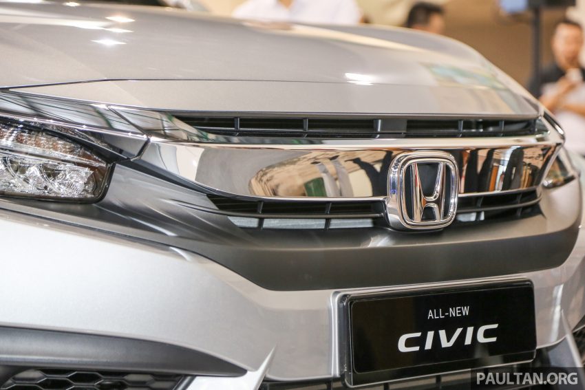 Honda Civic generasi ke-10 membuat penampilan pertamanya di Malaysia sebelum dilancarkan 496433