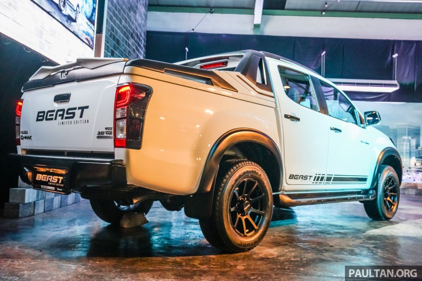 Isuzu D-Max Beast limited edition launched – 2.5L and 3.0L 4×4 A/T, only 360 units, RM120k-RM128k 497271
