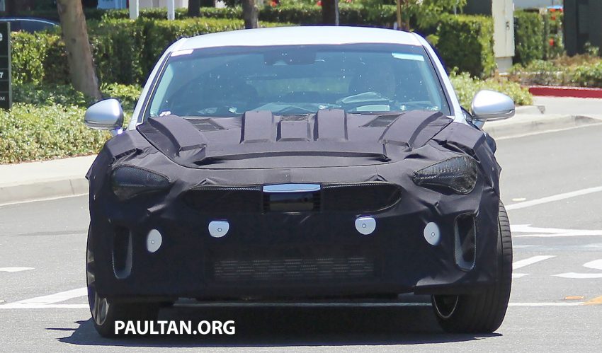 SPYSHOTS: Kia GT spotted road-testing in California 494710