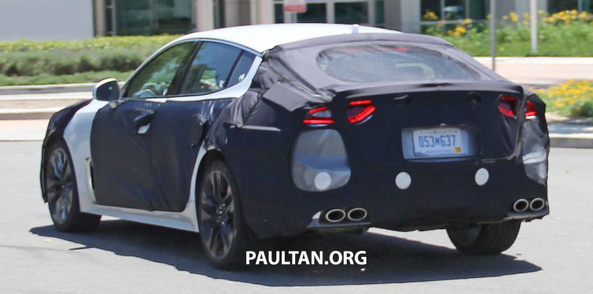 SPYSHOTS: Kia GT spotted road-testing in California 494725
