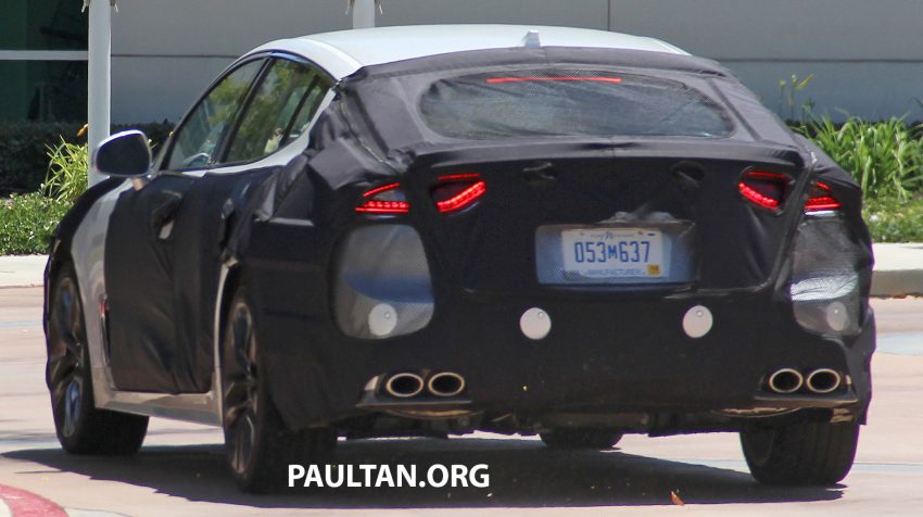 SPYSHOTS: Kia GT spotted road-testing in California 494703
