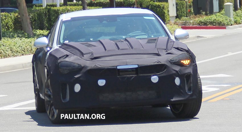 SPYSHOTS: Kia GT spotted road-testing in California 494712