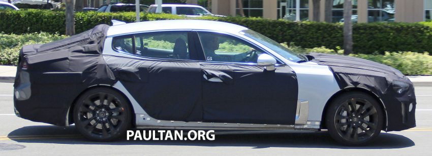 SPYSHOTS: Kia GT spotted road-testing in California 494701