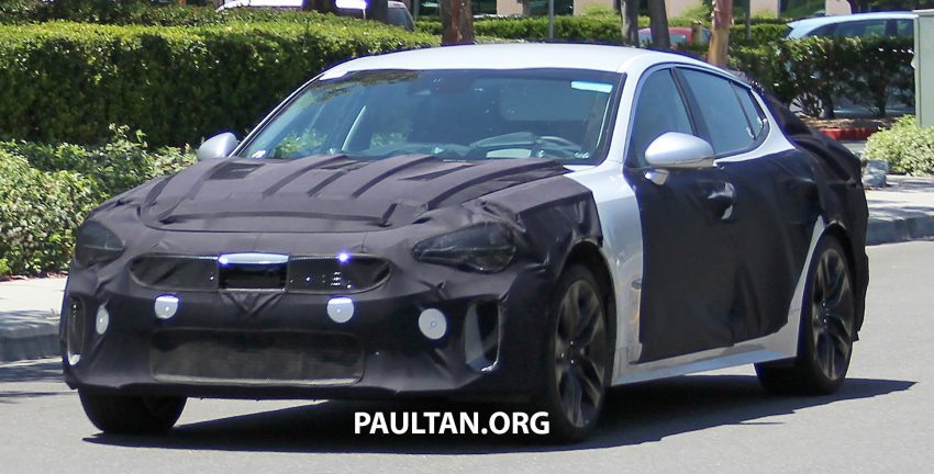 SPYSHOTS: Kia GT spotted road-testing in California 494721