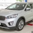 2016 Kia Sorento on display at dealers before launch