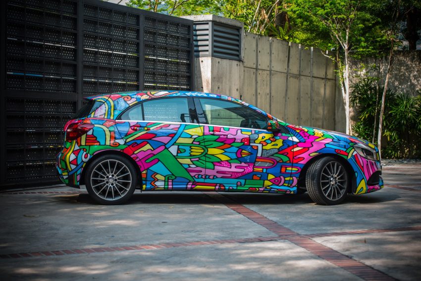 Mercedes-Benz A200 art cars to be displayed at KLPac 491017
