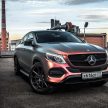 Mercedes-Benz GLE Coupe gets “multicolour” wrap