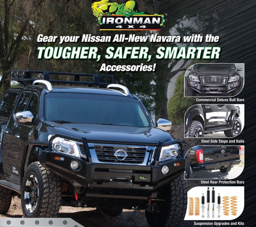 Nissan NP300 Navara now offered with Ironman 4×4 accessories – packaged from RM11k to RM22k 493385