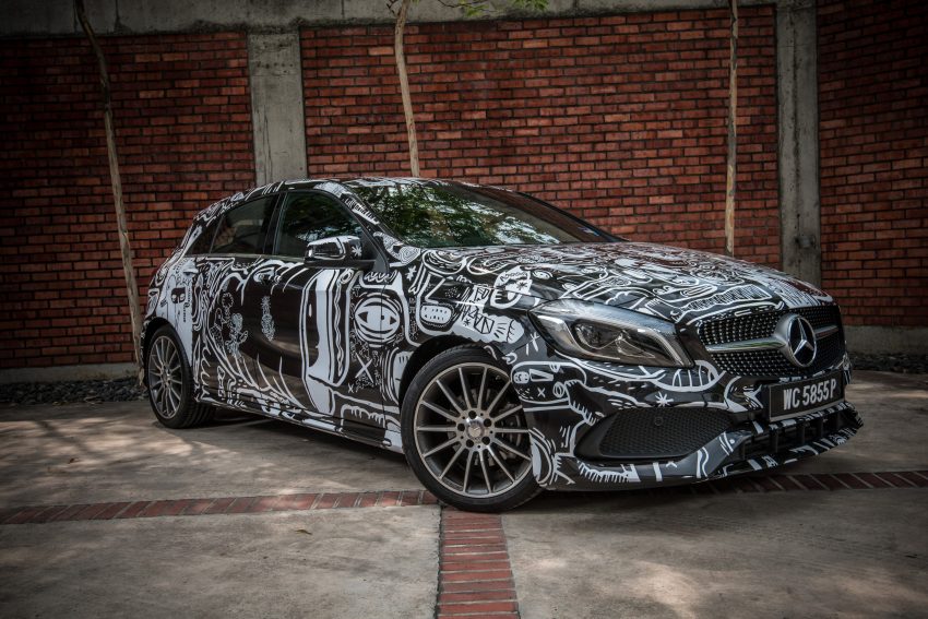 Mercedes-Benz A200 art cars to be displayed at KLPac 491179