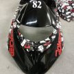 Yamaha R-1 engine hydro-dipped by Rukus Customs