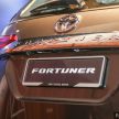 2016 Toyota Fortuner launched in Malaysia – two variants, 2.4L diesel and 2.7L petrol, RM187-200k