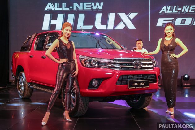 Toyota Hilux 2.4G STD variants added, from RM105k