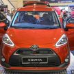 UMW Toyota prebiu Toyota Sienta di Malaysia