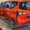 UMW Toyota prebiu Toyota Sienta di Malaysia