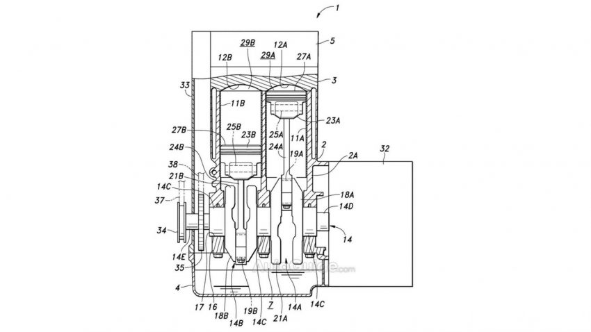 Honda patenting variable cylinder displacement tech? 490940