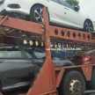 SPYSHOTS: 2016 Honda Civic spotted on trailers in Malaysia; launches on June 9, in dealerships June 11