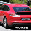 New Porsche Panamera teaser shot released; spotted testing in public with minimal disguise