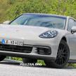 New Porsche Panamera teaser shot released; spotted testing in public with minimal disguise