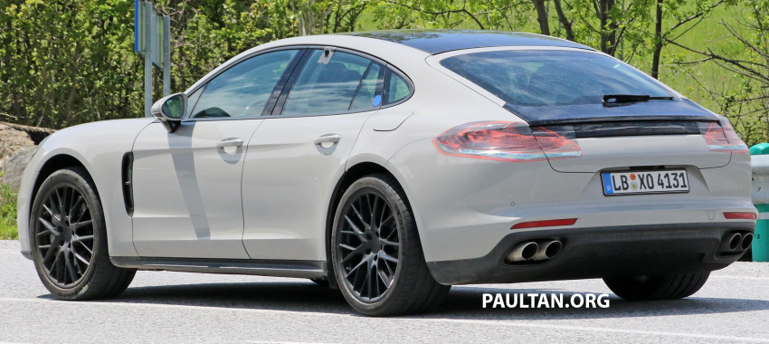 New Porsche Panamera teaser shot released; spotted testing in public with minimal disguise 504582