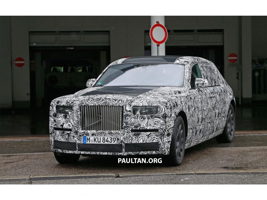SPIED: 2017 Rolls-Royce Phantom, including interior 505299