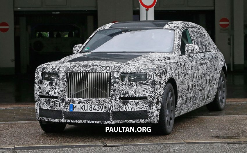 SPIED: 2017 Rolls-Royce Phantom, including interior 505269
