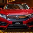 2016 Honda Civic FC 1.8 S, 1.5 Turbo, 1.5 Turbo Premium – specs and equipment in a nutshell