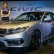 2016 Honda Civic FC launched in Malaysia – 1.8L and 1.5L VTEC Turbo, 3 variants, from RM111k
