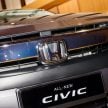2016 Honda Civic FC 1.8 S, 1.5 Turbo, 1.5 Turbo Premium – specs and equipment in a nutshell