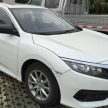 SPYSHOT: Honda Civic 1.0 litre VTEC Turbo di China