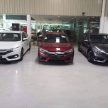 2016 Honda Civic spotted in Malaysian showrooms