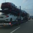 SPYSHOTS: 2016 Honda Civic spotted on trailers in Malaysia; launches on June 9, in dealerships June 11