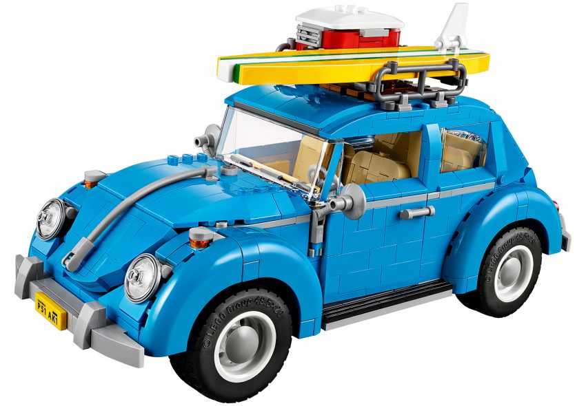 Lego Creator VW Beetle – 1,167 pieces, with surfboard 508590