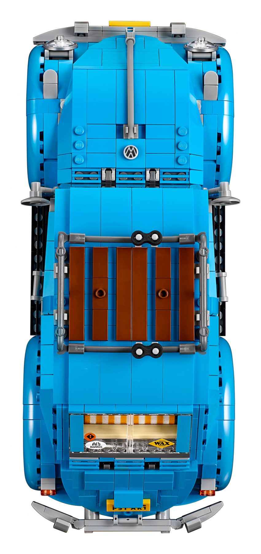 Lego Creator Volkswagen Beetle lengkap dengan para bumbung, bakul berkelah dan papan luncur 508796