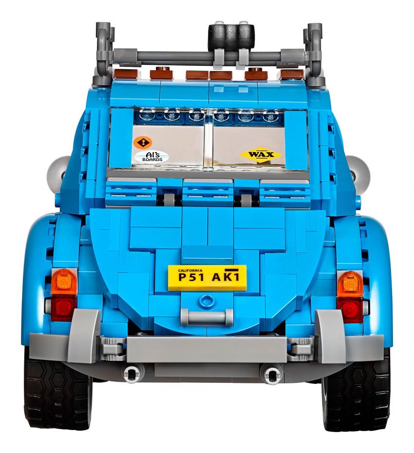Lego Creator Volkswagen Beetle lengkap dengan para bumbung, bakul berkelah dan papan luncur 508791
