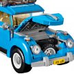 Lego Creator Volkswagen Beetle lengkap dengan para bumbung, bakul berkelah dan papan luncur