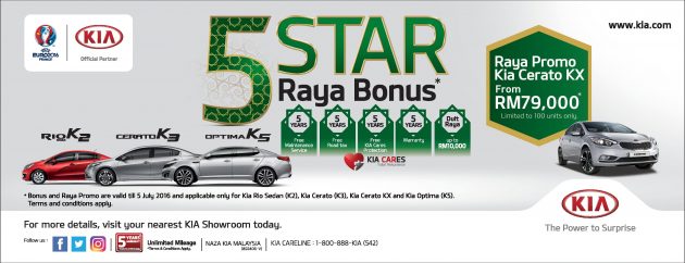 5 STAR RAYA BONUS WITH NAZA KIA MALAYSIA