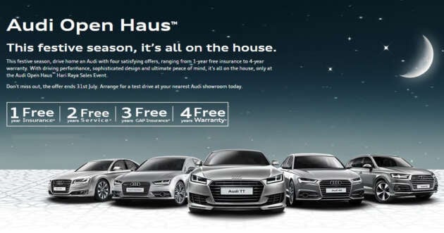 Audi Open Haus Raya promo