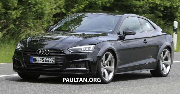 SPYSHOTS: Audi RS5 seen testing in S5 overalls