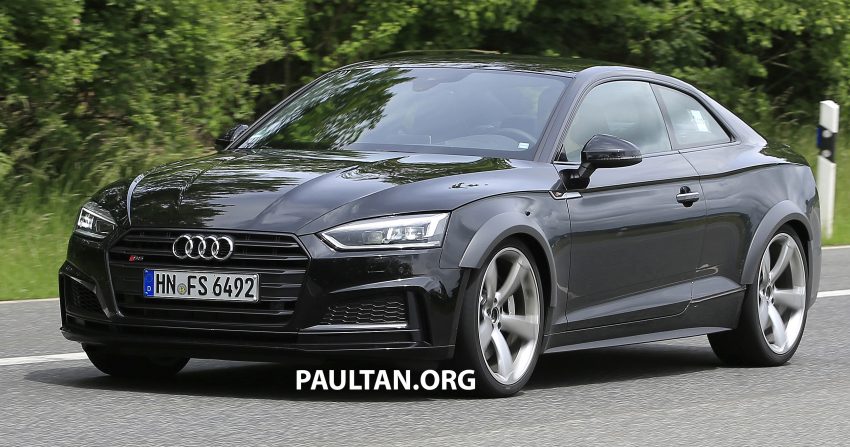 SPYSHOTS: Audi RS5 seen testing in S5 overalls Image #509231